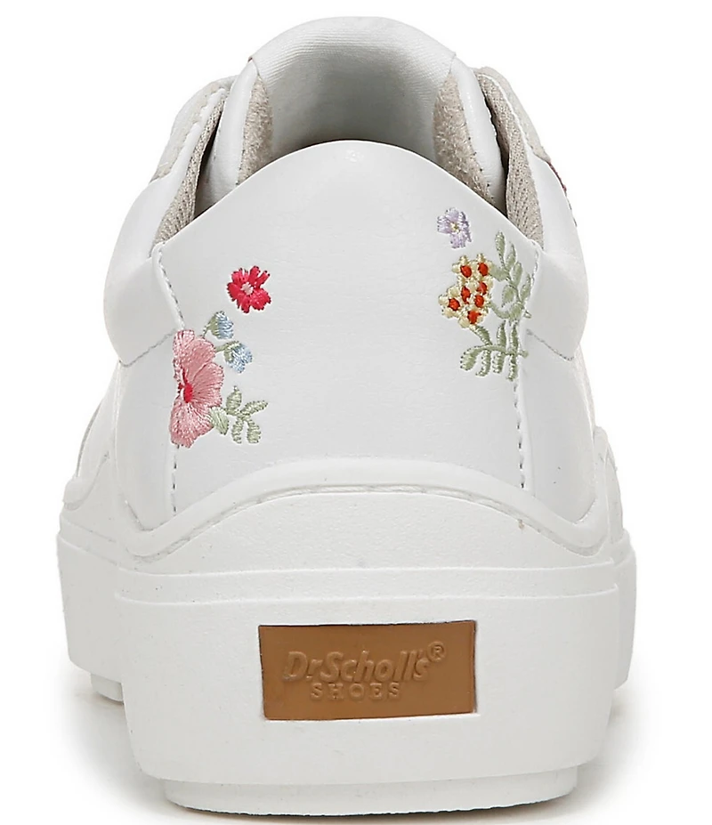Dr. Scholl's Time Off Floral Embroidered Platform Sneakers