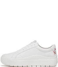 Dr. Scholl's Time Off Floral Embroidered Platform Sneakers