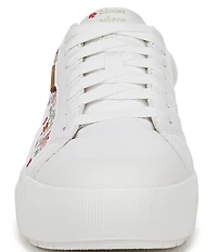 Dr. Scholl's Time Off Floral Embroidered Platform Sneakers