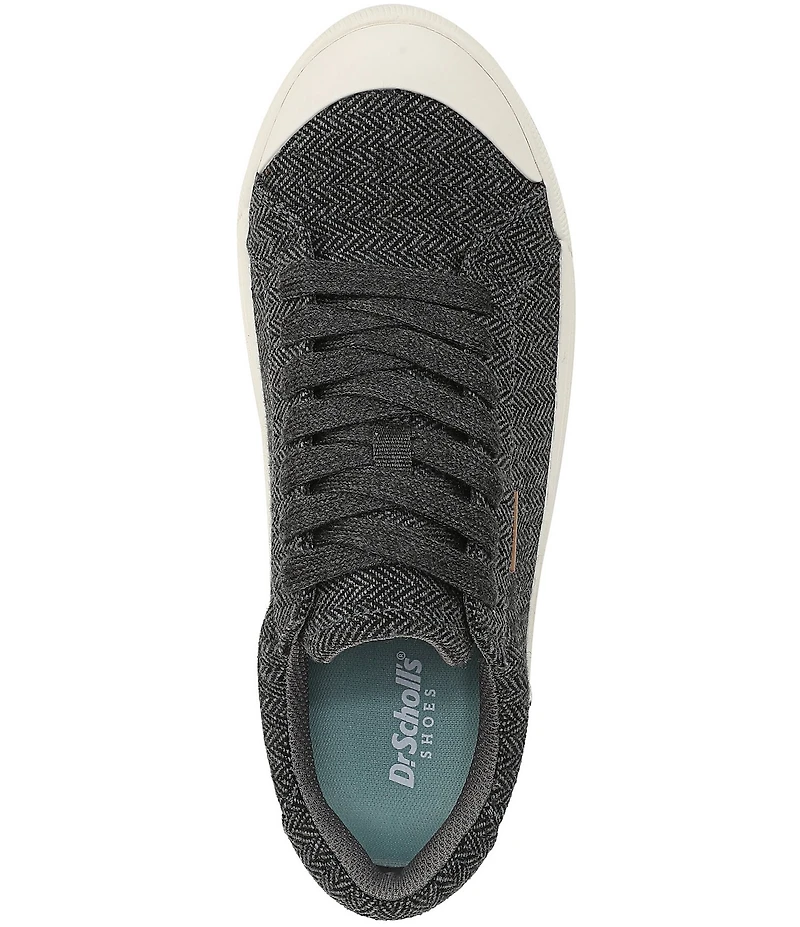 Dr. Scholl's Time Off Herringbone Fabric Platform Sneakers