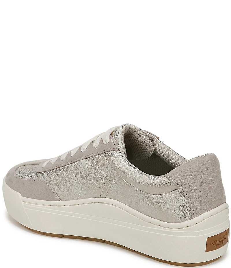 Dr. Scholl's Time Off Win Metallic Platform Sneakers