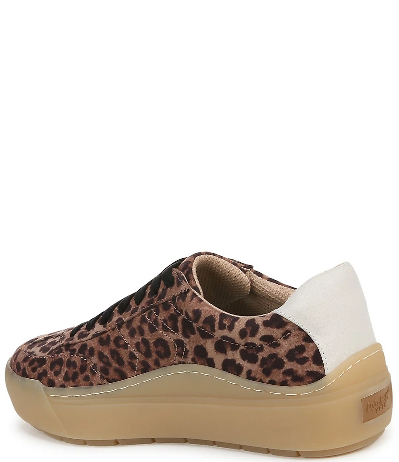 Dr. Scholl's Time Off Win Leopard Print Platform Sneakers