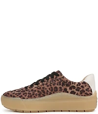 Dr. Scholl's Time Off Win Leopard Print Platform Sneakers