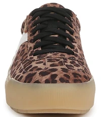 Dr. Scholl's Time Off Win Leopard Print Platform Sneakers