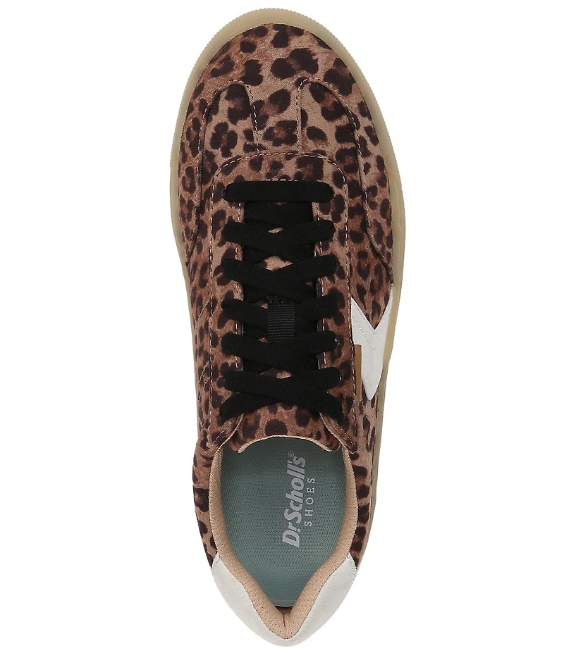 Dr. Scholl's Time Off Win Leopard Print Platform Sneakers