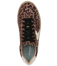 Dr. Scholl's Time Off Win Leopard Print Platform Sneakers