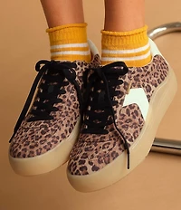 Dr. Scholl's Time Off Win Leopard Print Platform Sneakers