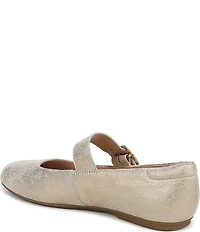 Dr. Scholl's Weston Jane Metallic Leather Mary Jane Flats