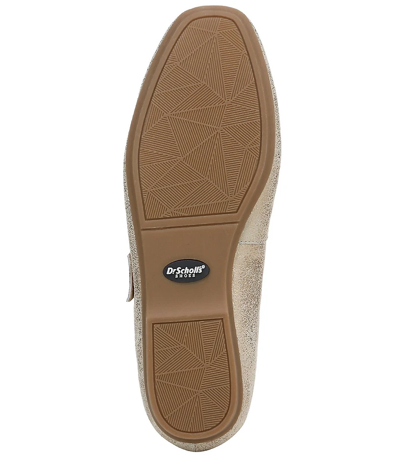 Dr. Scholl's Weston Jane Metallic Leather Mary Jane Flats