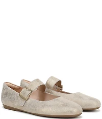 Dr. Scholl's Weston Jane Metallic Leather Mary Jane Flats