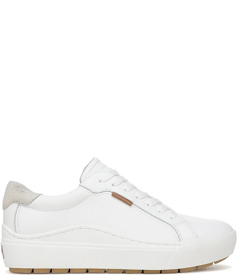 Dr. Scholl's Women's Take Time Leather Platform Sneakers