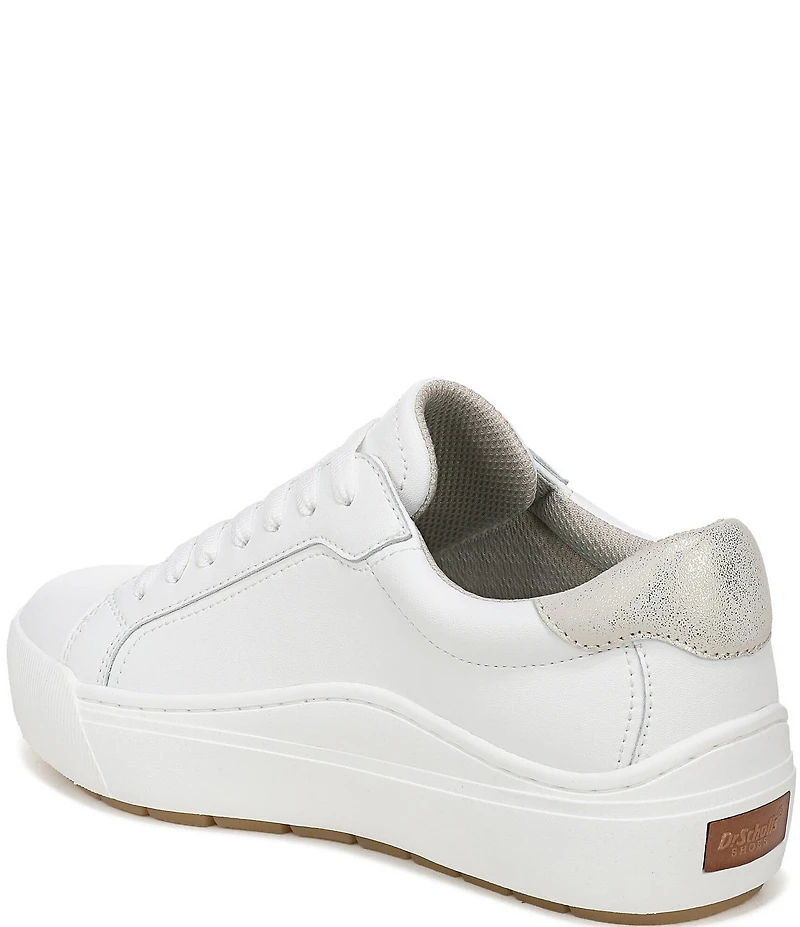 Dr. Scholl's Women's Take Time Leather Platform Sneakers