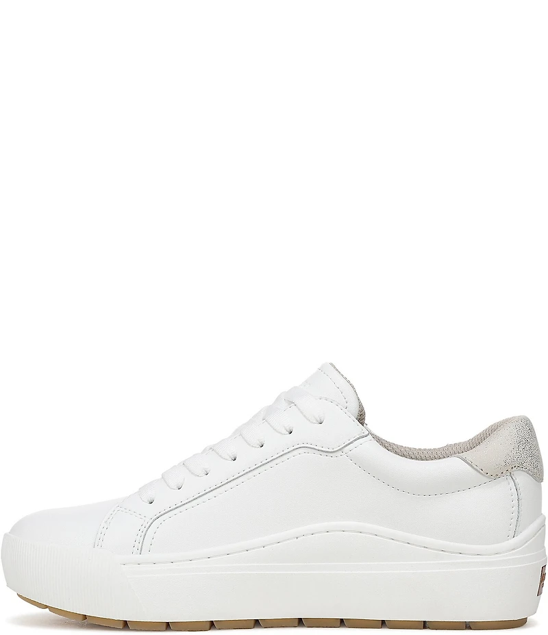 Dr. Scholl's Women's Take Time Leather Platform Sneakers