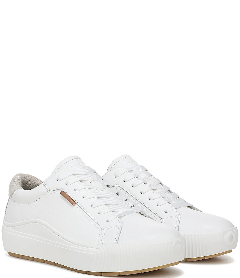 Dr. Scholl's Women's Take Time Leather Platform Sneakers