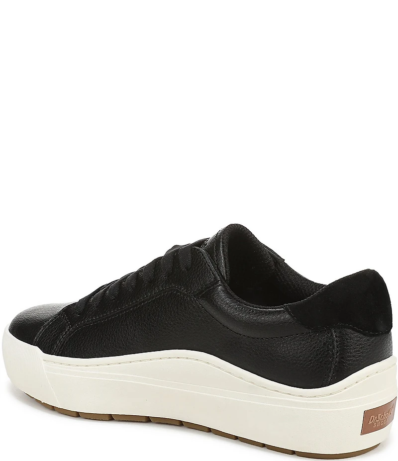 Dr. Scholl's Women's Take Time Leather Platform Sneakers