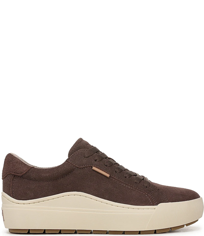 Dr. Scholl's Women's Take Time Suede Platform Sneakers