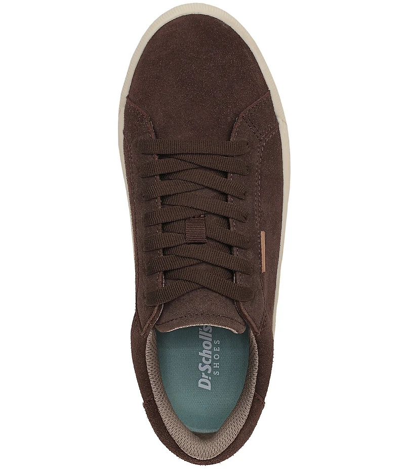 Dr. Scholl's Women's Take Time Suede Platform Sneakers