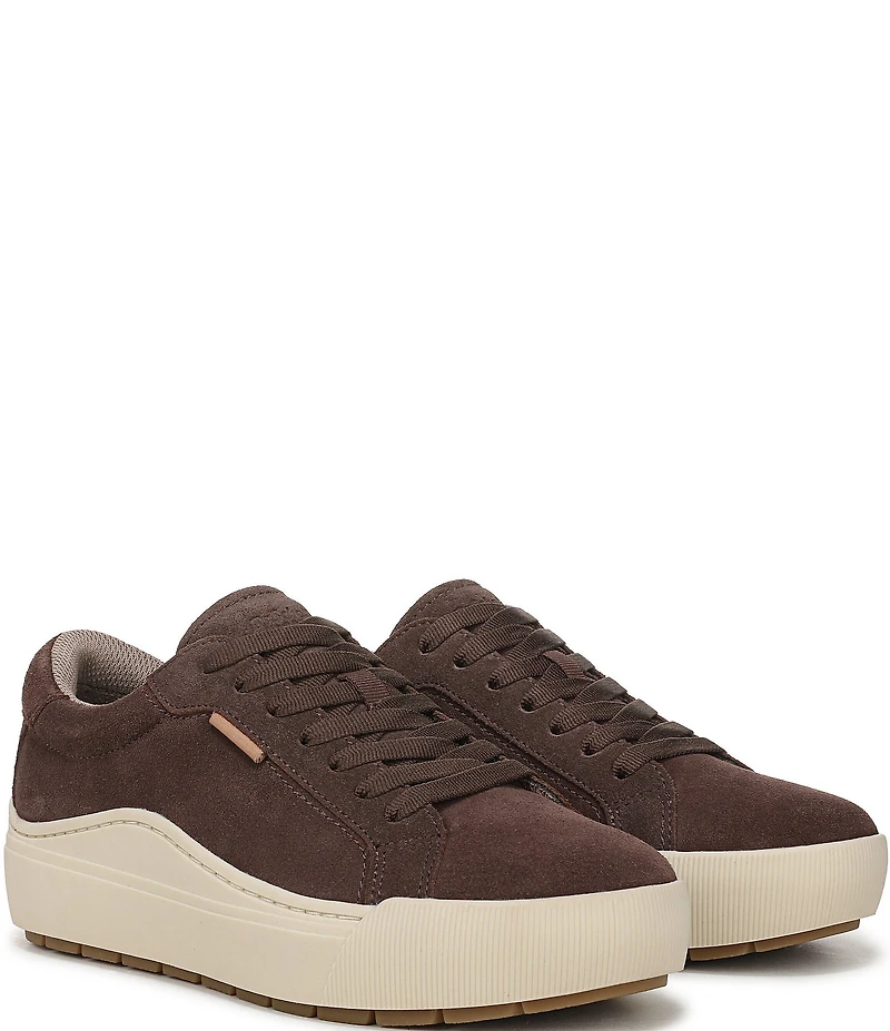 Dr. Scholl's Women's Take Time Suede Platform Sneakers