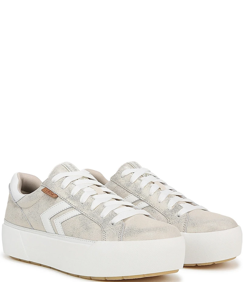 Dr. Scholl's Young and Free Leather Platform Sneakers