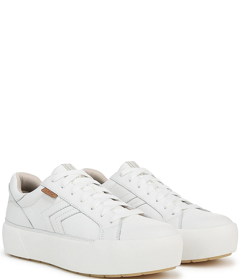 Dr. Scholl's Young and Free Leather Platform Sneakers