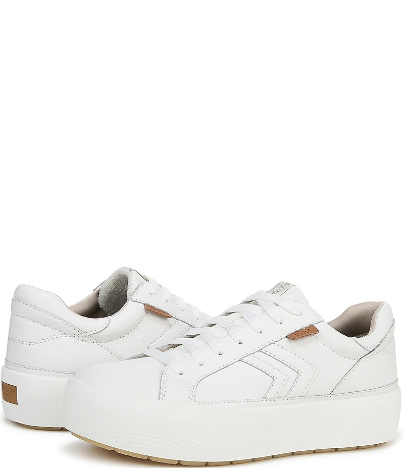 Dr. Scholl's Young and Free Leather Platform Sneakers