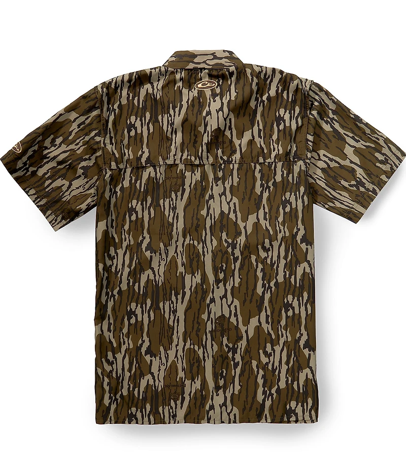 Drake Clothing Co. Camo 8-Shot Flyweight Short Sleeve Woven Shirt