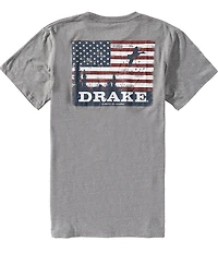 Drake Clothing Co. Americana Scenic Flag Short Sleeve T-Shirt