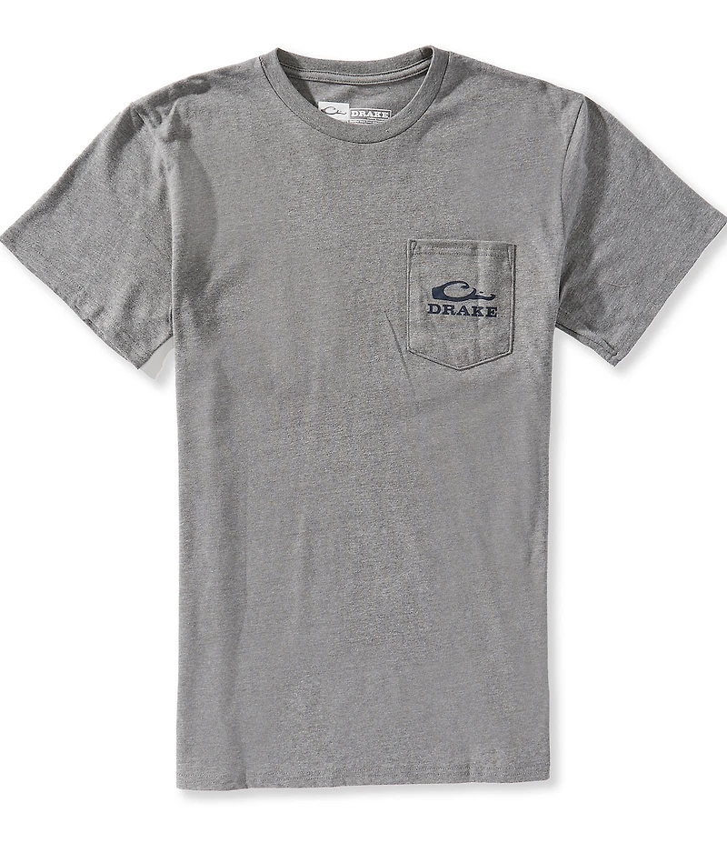 Drake Clothing Co. Americana Scenic Flag Short Sleeve T-Shirt