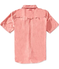 Drake Clothing Co. Cinco Ranch Chambray Short Sleeve Performance Shirt