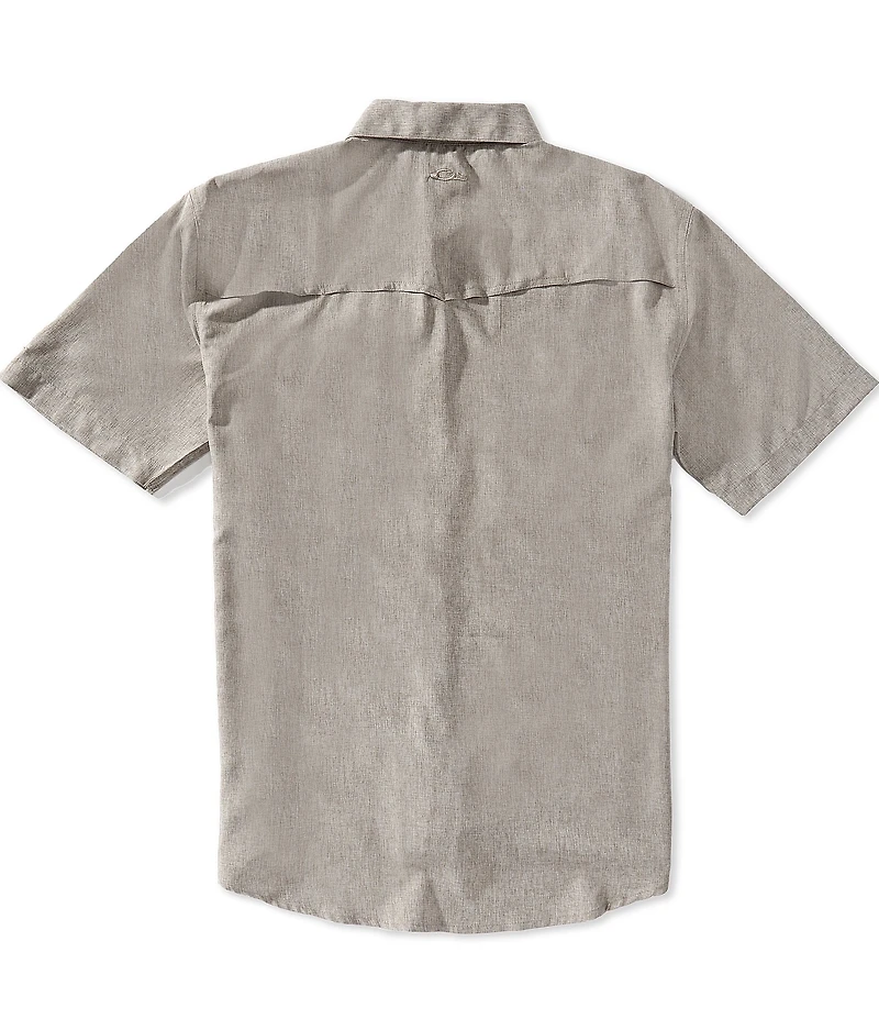 Drake Clothing Co. Cinco Ranch Chambray Short Sleeve Performance Shirt