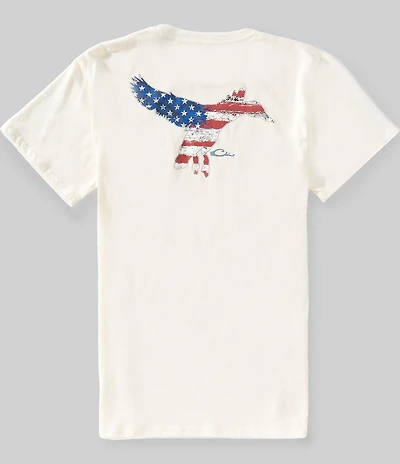 Drake Clothing Co. Flying Duck Flag Short Sleeve T-Shirt