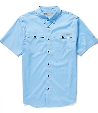 Drake Clothing Co. Frat Gingham Check Short Sleeve Woven Shirt
