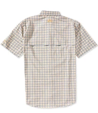 Drake Clothing Co. Frat Tattersall Performance Stretch Short Sleeve Button-Up Shirt