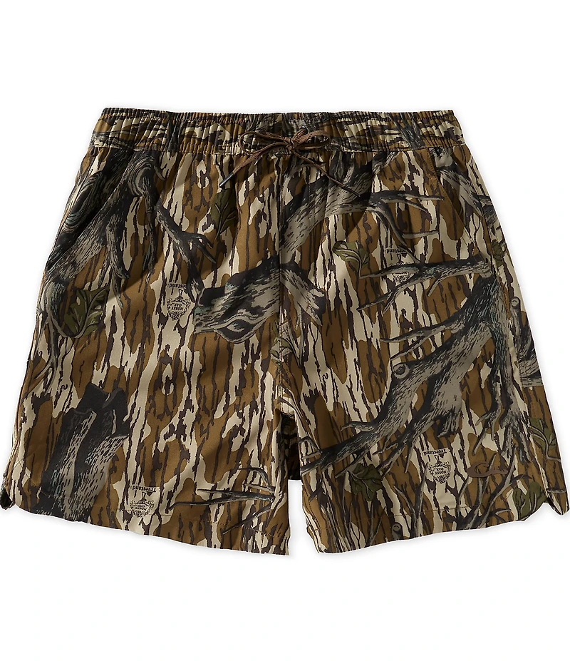 Drake Clothing Co. Lake Shore Mossy Oak 6#double; Inseam Dock Shorts