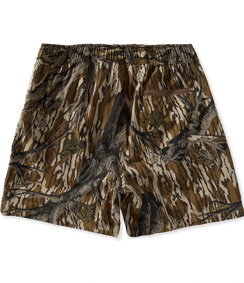 Drake Clothing Co. Lake Shore Mossy Oak 6#double; Inseam Dock Shorts