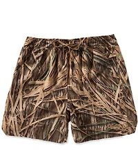 Drake Clothing Co. Lake Shore Shadow Grass Print 6#double; Inseam Dock Shorts