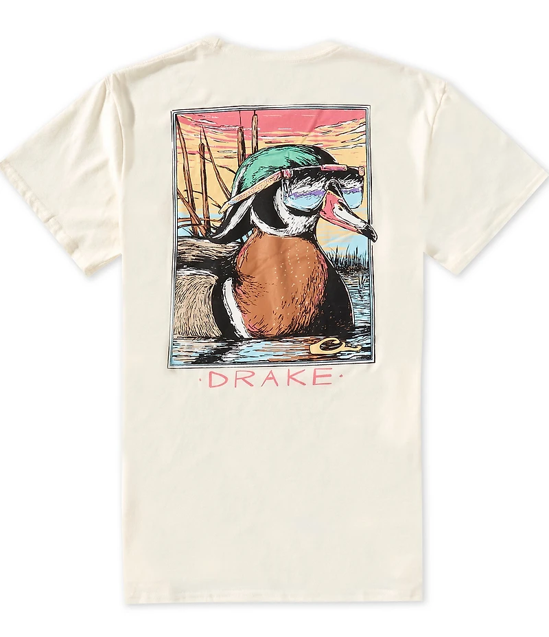 Drake Clothing Co. Pop Art Wood Duck Short Sleeve T-Shirt