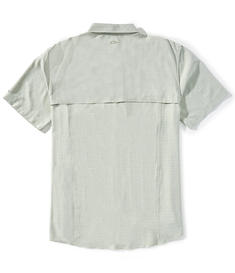 Drake Clothing Co. Short Sleeve WingsShooter Trey Cross Hatch Shirt
