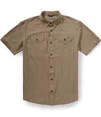 Drake Clothing Co. Short Sleeve Wings Shooter Trey Cross Hatch Shirt