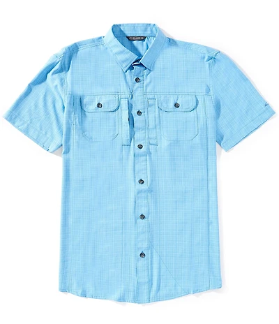 Drake Clothing Co. Short Sleeve WingsShooter Trey Cross Hatch Shirt
