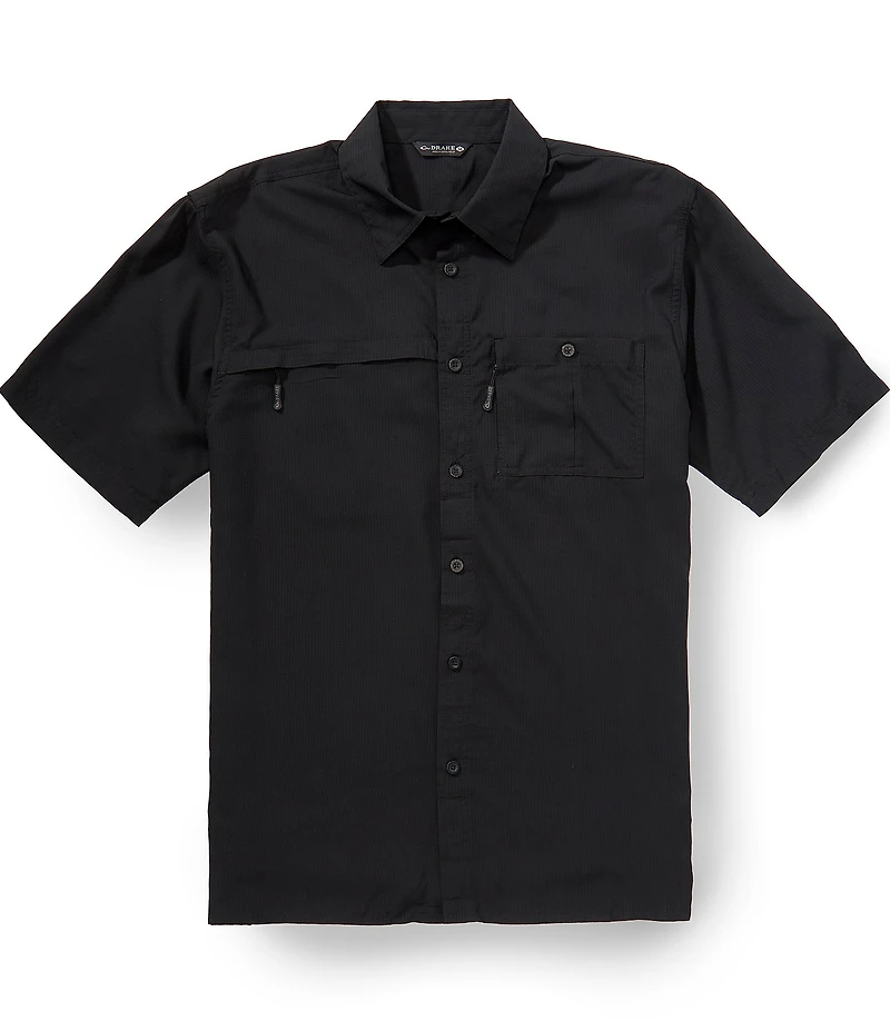 Drake Clothing Co. Solid 8-Shot Flyweight Short Sleeve Woven Shirt