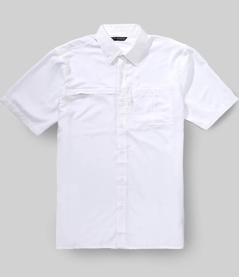 Drake Clothing Co. Solid 8-Shot Flyweight Short Sleeve Woven Shirt