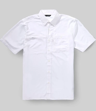 Drake Clothing Co. Solid 8-Shot Flyweight Short Sleeve Woven Shirt