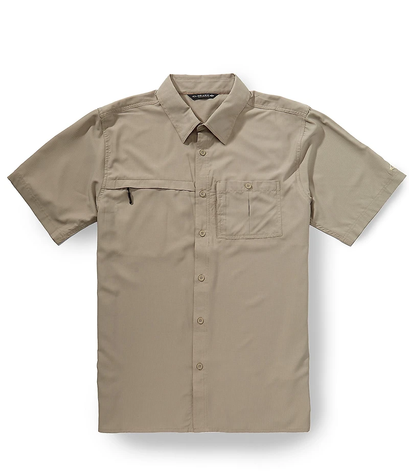 Drake Clothing Co. Solid 8-Shot Flyweight Short Sleeve Woven Shirt