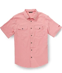 Drake Clothing Co. The Frat Button Down Seersucker Stripe Short Sleeve Woven Shirt