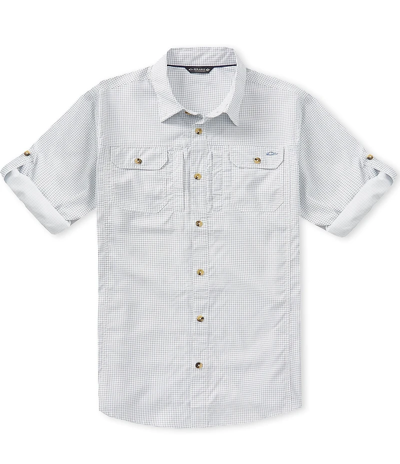 Drake Clothing Co. Wingshooter Trey Mini Check Long Sleeve Woven Shirt