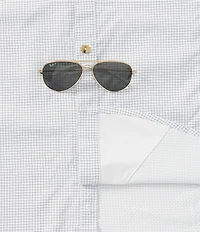 Drake Clothing Co. Wingshooter Trey Mini Check Long Sleeve Woven Shirt