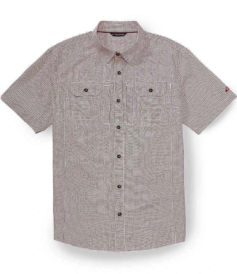 Drake Clothing Co. Wingshooter's Trey Grid Check Short Sleeve Woven Shirt