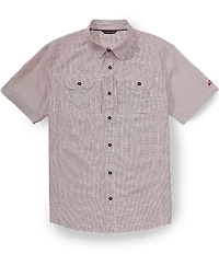 Drake Clothing Co. Wingshooter's Trey Grid Check Short Sleeve Woven Shirt