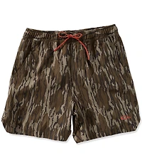 Drake Clothing Co. x Mossy Oak Lake Shore Bottomland Camo Print 6#double; Inseam Dock Shorts